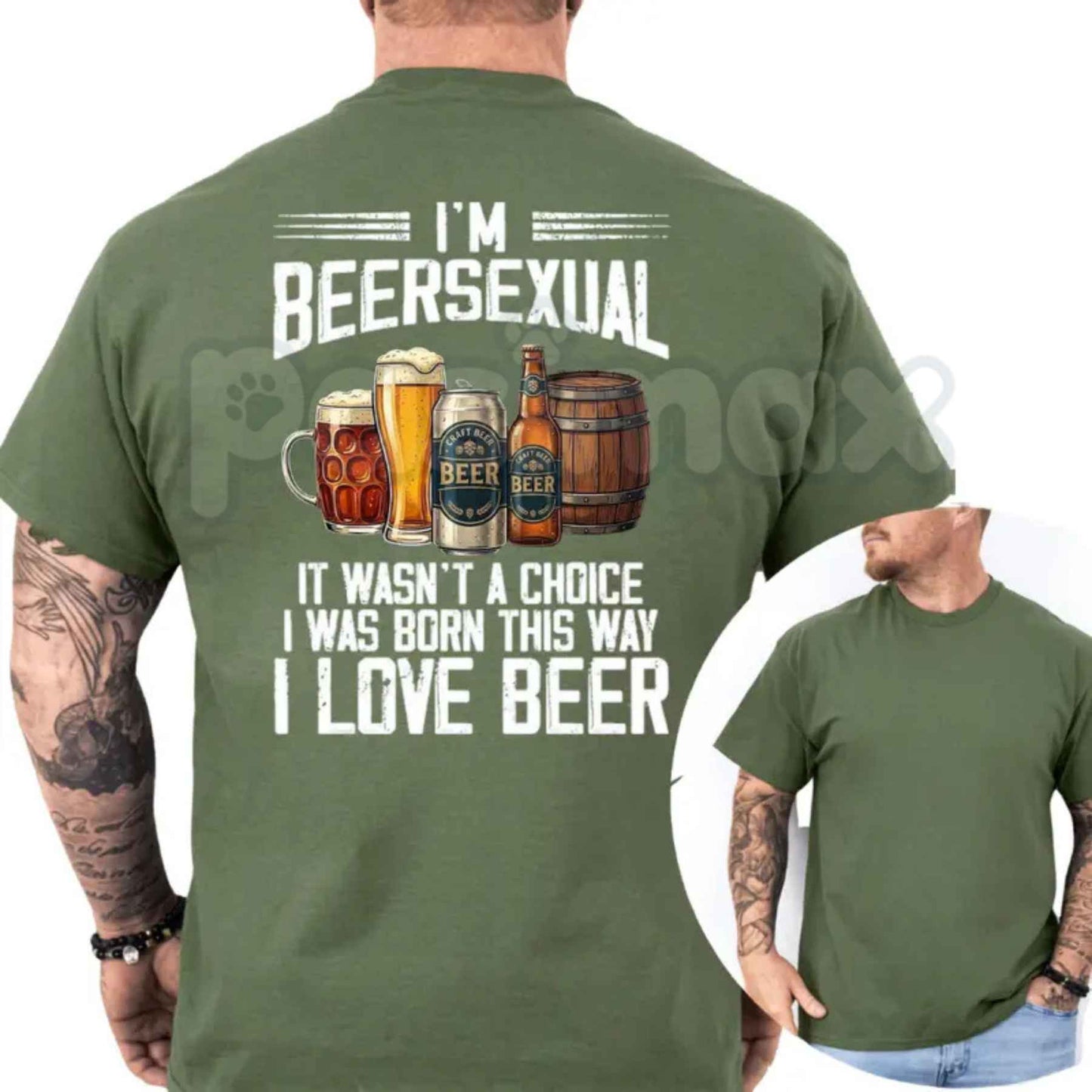 I'm Beersexual T-Shirt – Funny Beer Lover Humor Unisex Cotton Graphic Tee