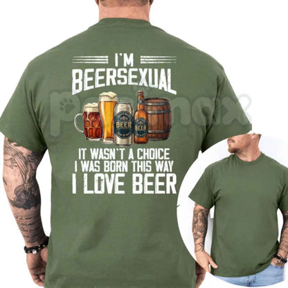 I'm Beersexual T-Shirt – Funny Beer Lover Humor Unisex Cotton Graphic Tee