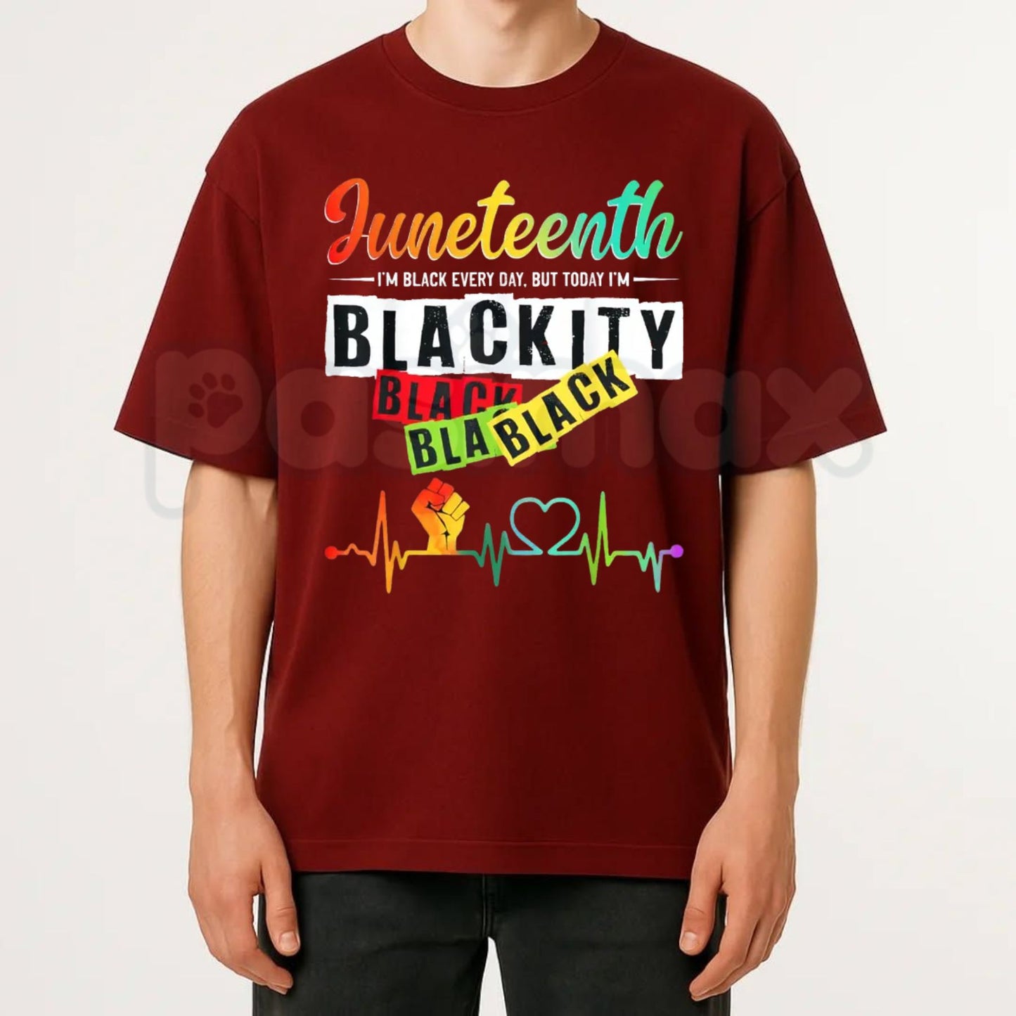 Funny "Blackity Black" Juneteenth T-Shirt – Unapologetic Black History Freedom Celebration Novelty Graphic Tee