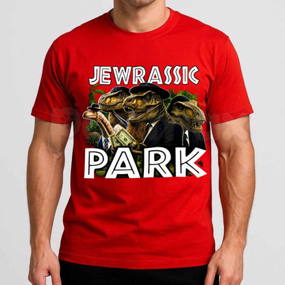 Jewrassic Park Funny Graphic T-Shirt – Jewish Pride Parody Tee, Clever Hebrew Culture Unisex Humorous Shirt