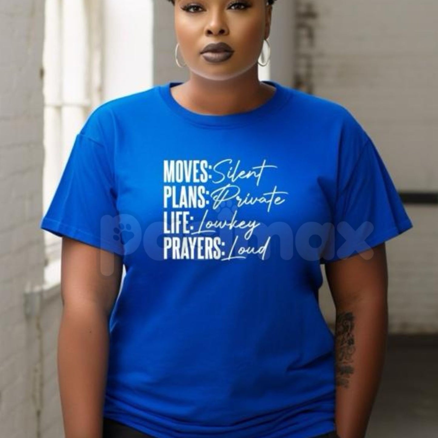 "Moves, Plans, Life, Prayers" T-Shirt - Modern Christian Lifestyle Tee, Faith-Based Goal Setter Shirt, Inspirational Daily Prayer Graphic Tee
