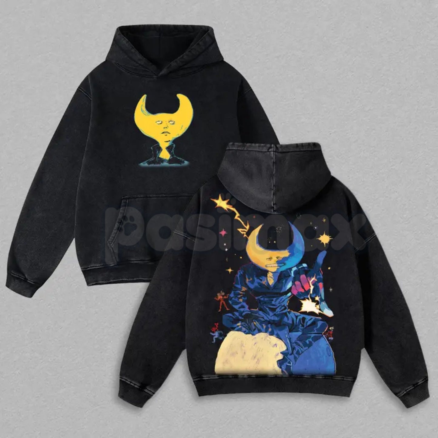 Hylics Game Oversize Acid Wash T-Shirt – Surreal Indie RPG Graphic Tee, Heavy Cotton