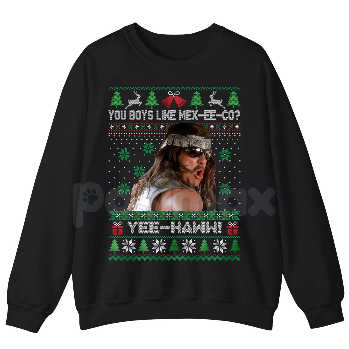 You Boys Like Mexico? Super Troopers Ugly Sweatshirt | Steve Lemme Movie Quote Christmas Crewneck | Funny Cult Comedy Jumper