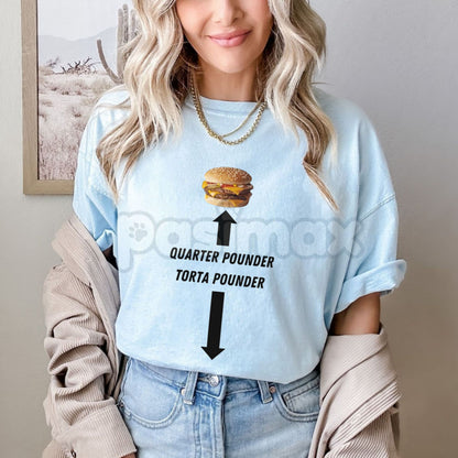Torta Pounder Athletic Club T-Shirt - Vintage Logo Meme Tee, Funny Mexican Street Food Fan Apparel, Ironic Fitness & Foodie Graphic Shirt