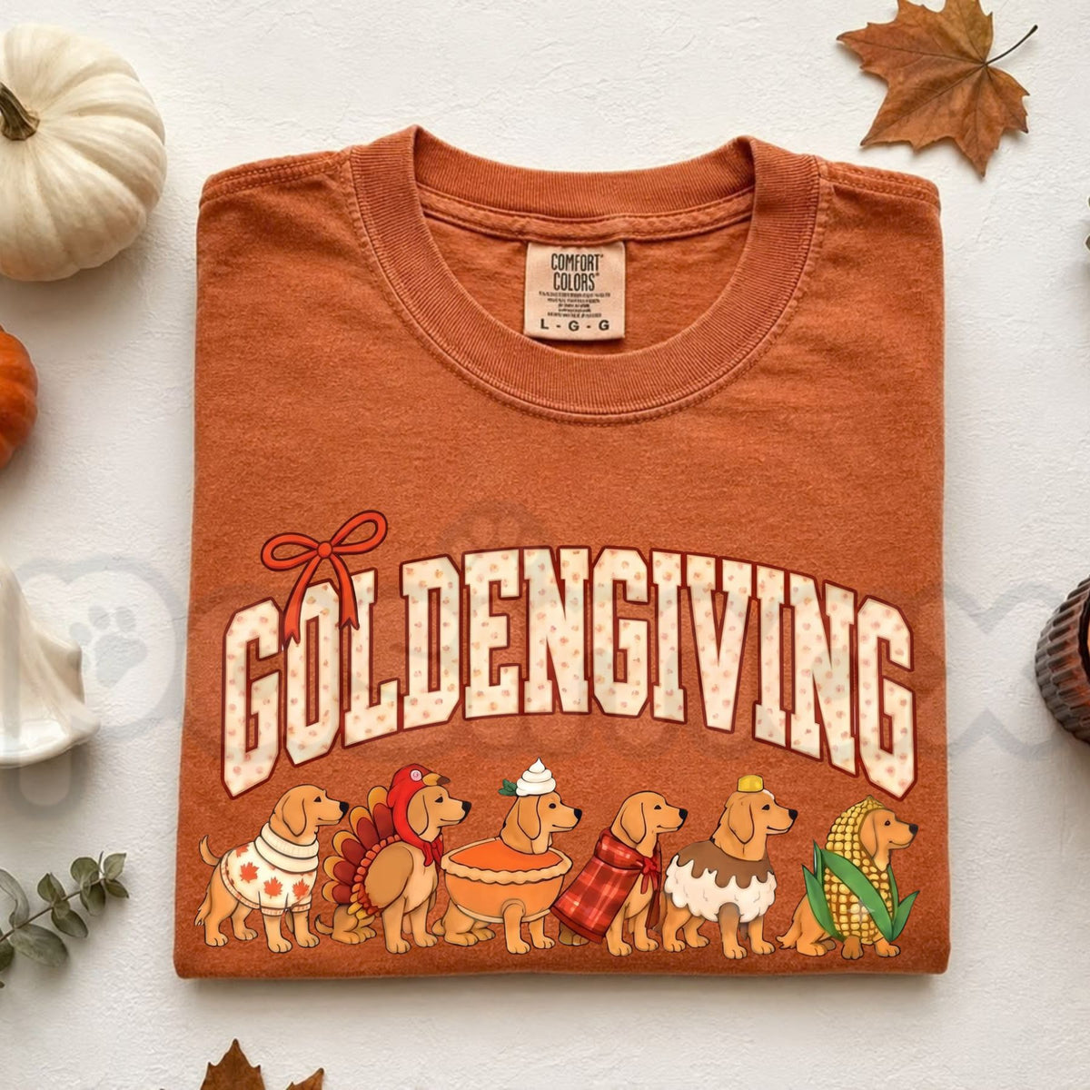 Comfort Colors® Thanksgiving Dog Breeds T-Shirt – Retro Pumpkin Fall Graphic Tee, Cute Dog Lover Unisex Top & Autumn Gift