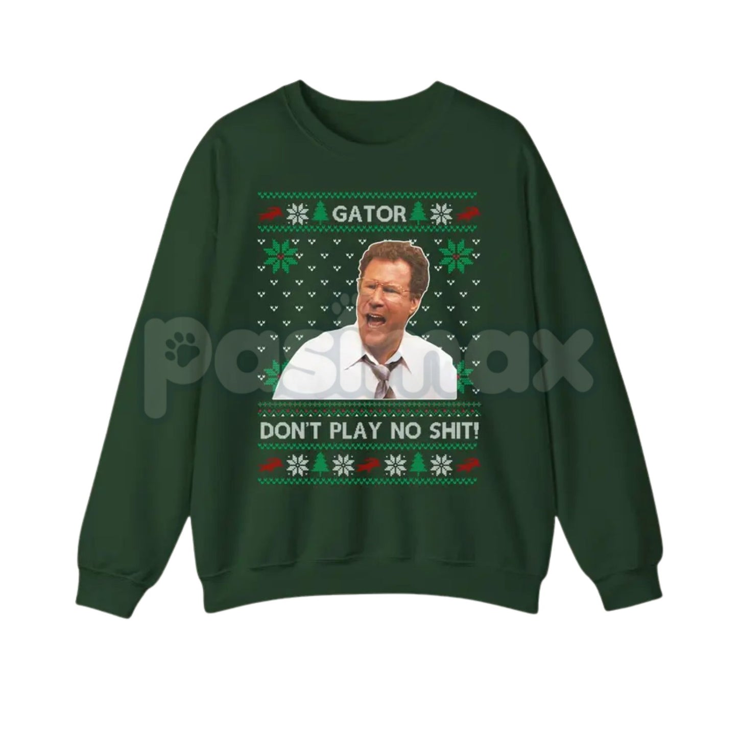 Gator Don't Play No Sh*t Sweatshirt | The Other Guys Movie Quote Jumper | Funny Will Ferrell Mark Wahlberg Comedy Crewneck | Cult Film Gift