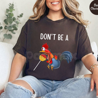 "Don’t Be A Cocktail Sucker" Cotton T-Shirt - Funny Bar Humor Graphic Tee, Retro Sarcastic Beverage Shirt, Vintage Style Cocktail Lover Gift