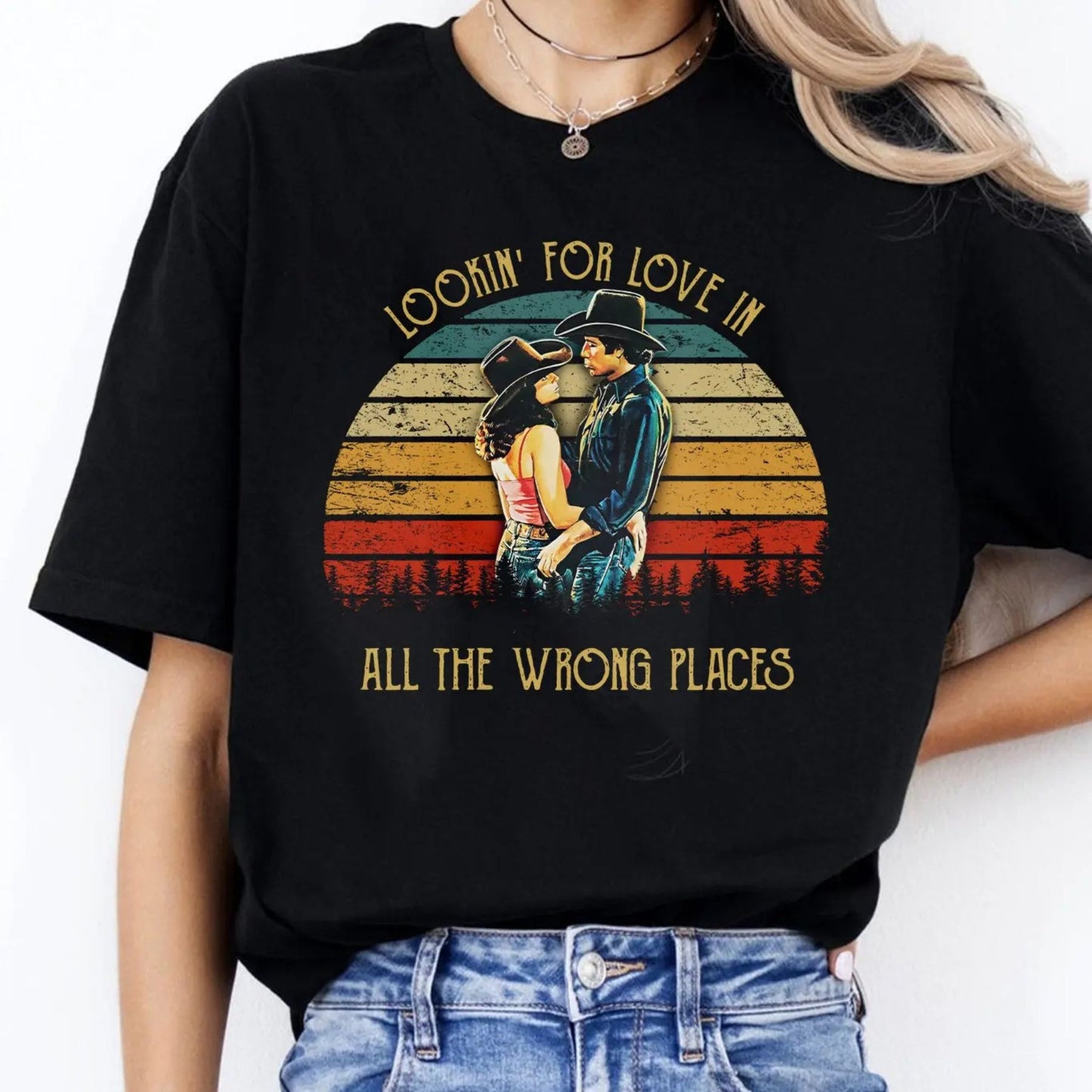 "Urban Cowboy" Vintage Movie T-Shirt - Bud & Sissy Western Retro Tee, Classic Quote Apparel