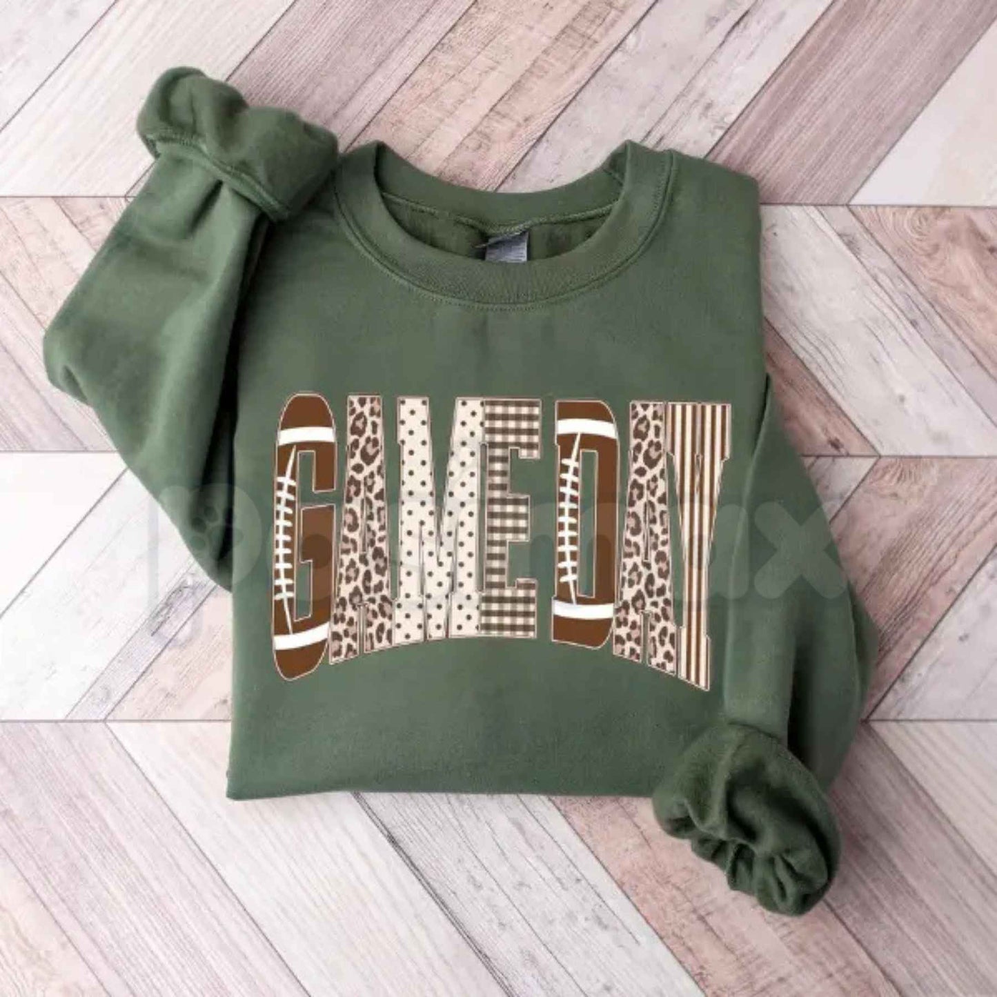 Preppy Football Game Day Sweatshirt | Touchdown Football Mom Shirt