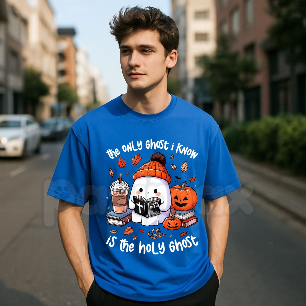 The Only Ghost I Know Is The Holy Ghost T-Shirt – Christian Halloween Graphic Tee