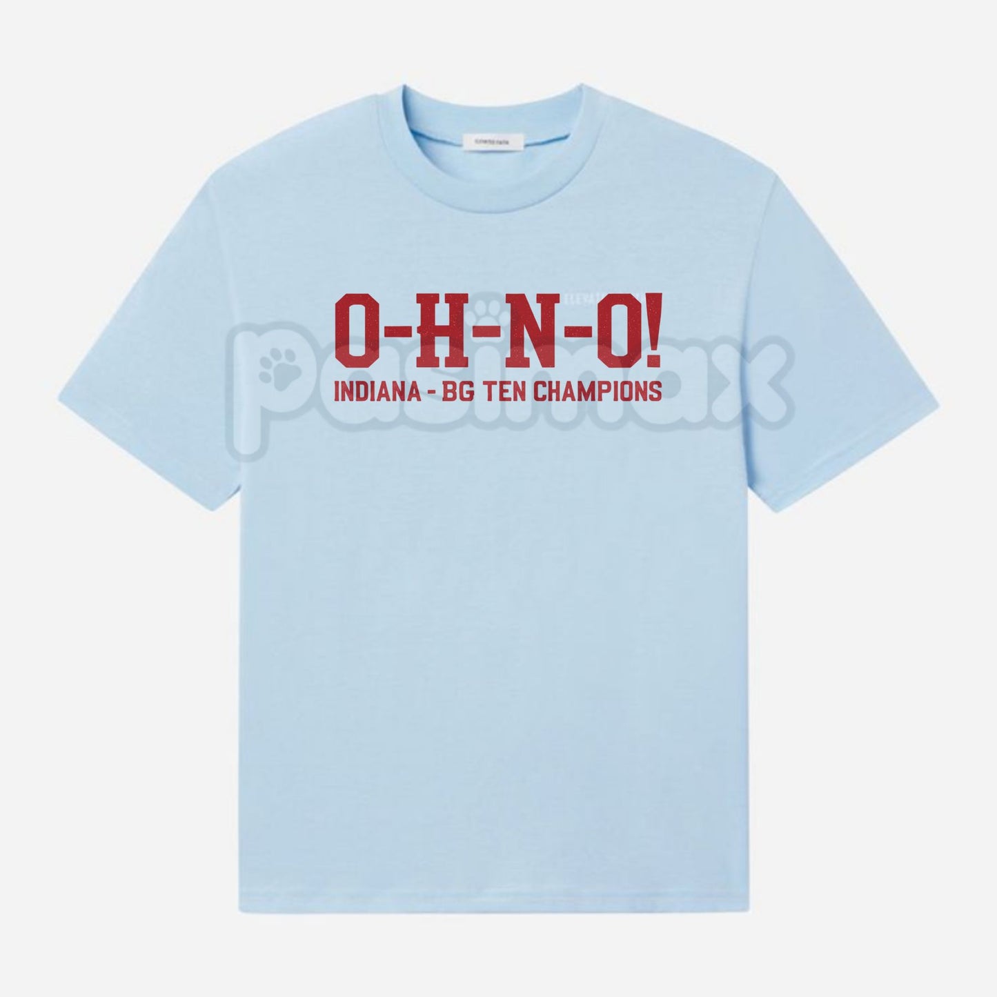 Indiana Hoosiers BIG TEN CHAMPIONS Victory Tee - IU Basketball Tournament Gear, Official Collegiate Title Shirt, Crimson & Cream Glory Apparel