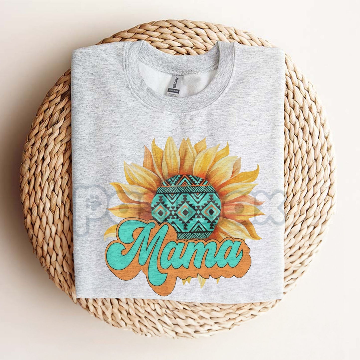 Mama Sunflower T-Shirt - Inspirational Mom Graphic Tee, Joyful Floral Apparel, Motherhood Symbolism Gift