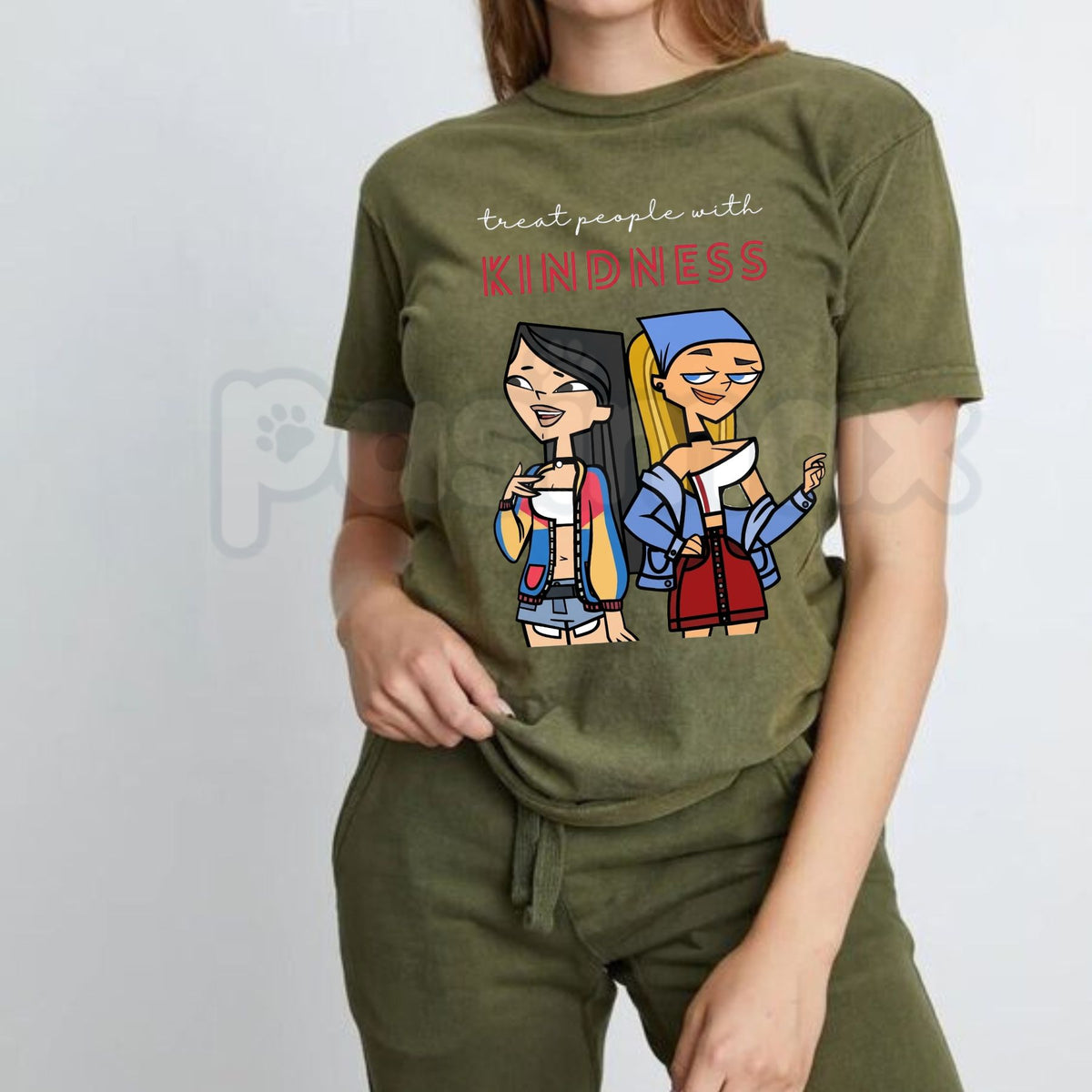 Total Drama Island Heather & Lindsay Scene T-Shirt – Y2K Cartoon Queen of Mean Graphic Tee