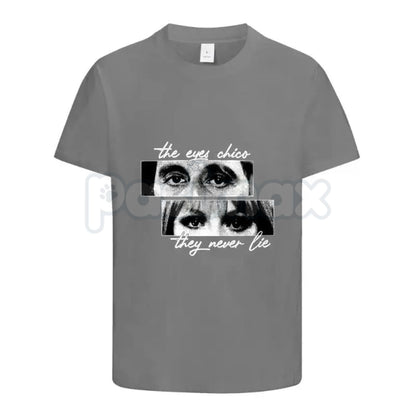 "The Eyes Chico They Never Lie" Scarface T-Shirt – Tony Montana Cinematic Graphic Tee, Premium 100% Cotton 80s Crime Drama Top, Soft Lived-In Heavyweight Iconic Quote Shirt, Made in USA