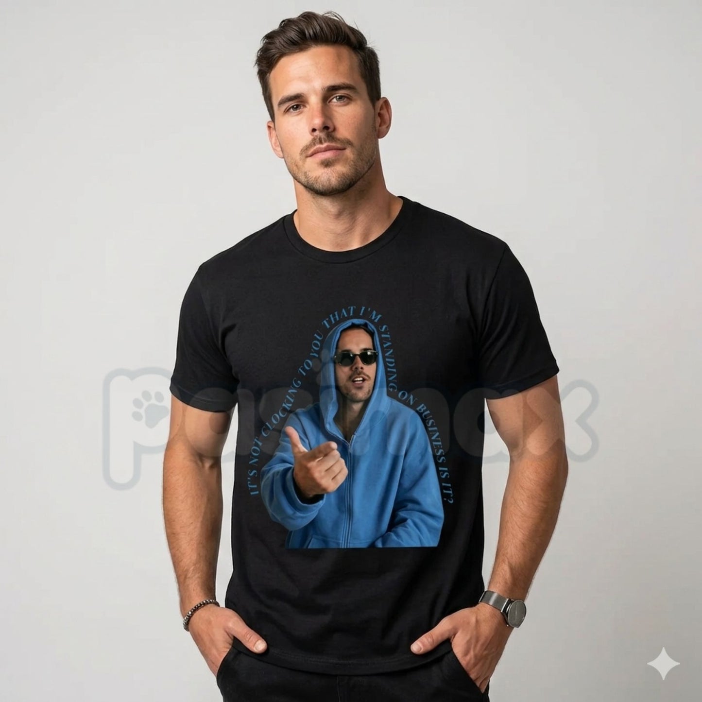 "Not Clocking To You" Belieber Coachella T-Shirt – 2026 Festival Season Graphic Tee, Premium 100% Cotton Viral Fandom Top, Soft Lived-In Heavyweight Justin Fan Gift Shirt, Made in USA