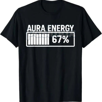 Viral "67" T-Shirt - Funny Gen Alpha Slang Tee, High Aura Energy Graphic Design