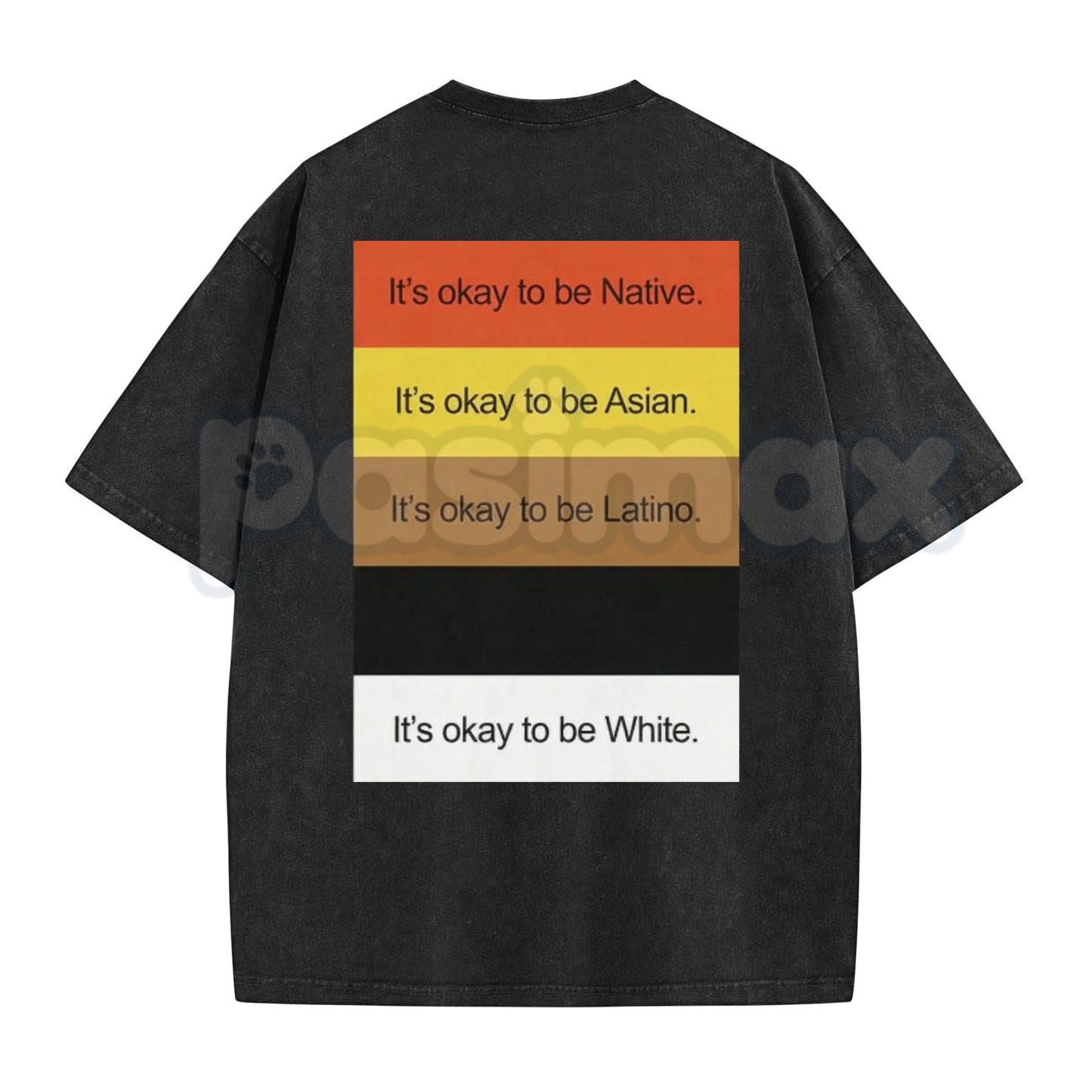 It’s Okay To Be... Funny Washed T-Shirt – Sarcastic Graphic Tee, Retro 100% Cotton Vintage Style Humour Top