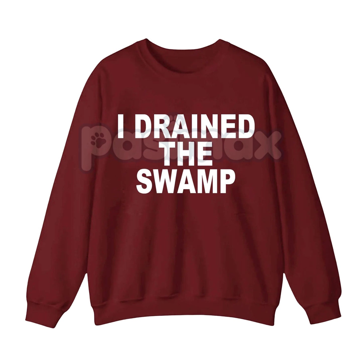 Funny Couple Shirts – "I Drained the Swamp / Swamp" Political Meme Matching Sweatshirt Set | Humorous Relationship Jumper