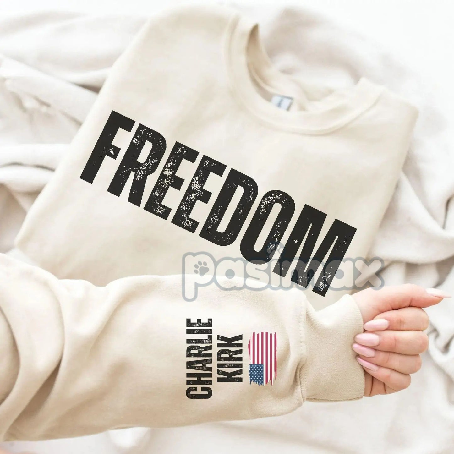 Charlie Kirk Freedom Sweatshirt – Wear Your Principles on Your Sleeve
