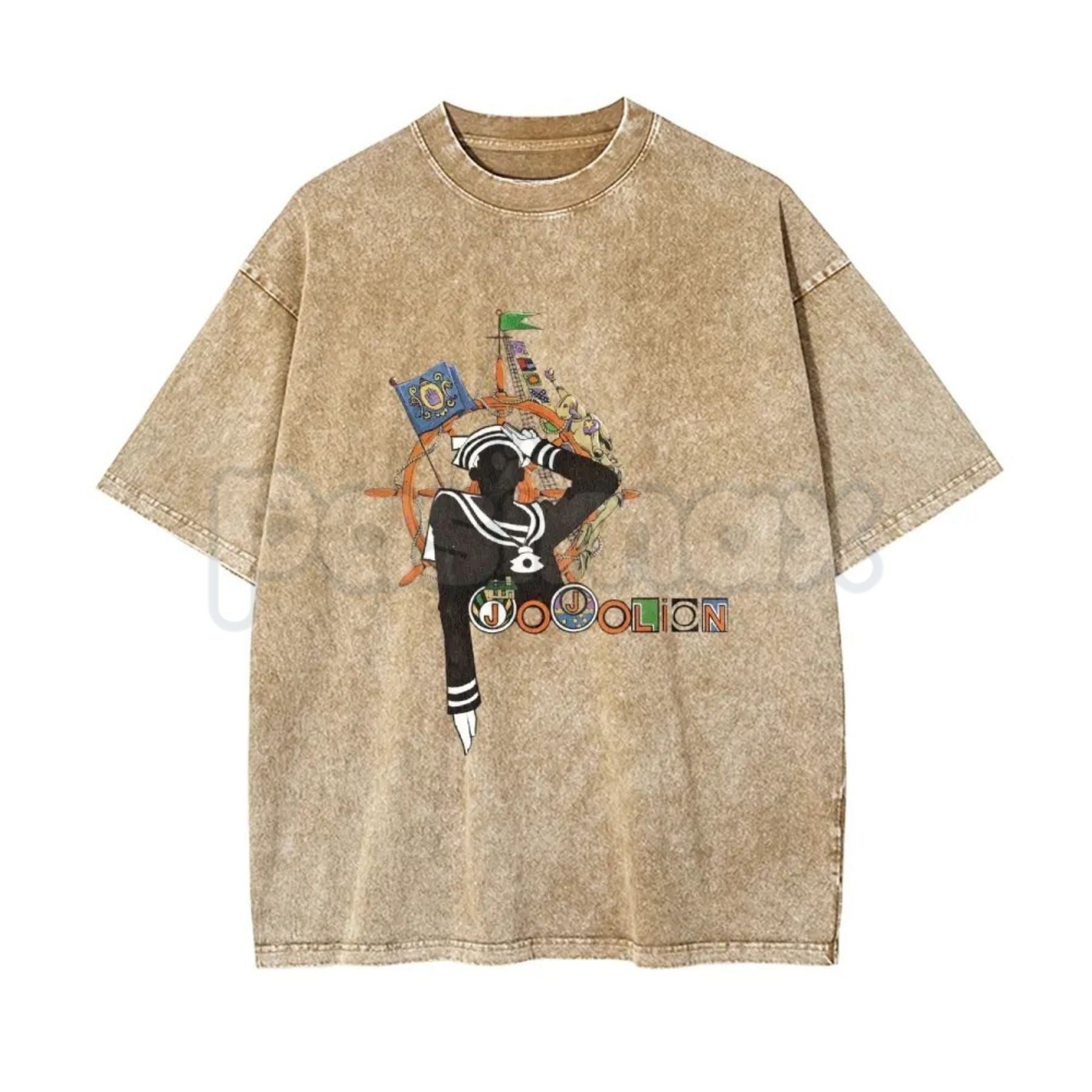 Josuke Higashikata Jojolion Retro Wash Graphic Tee – Pasimax