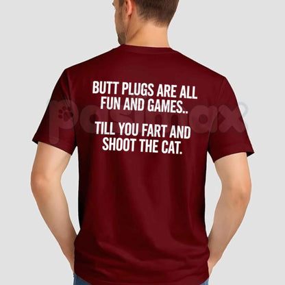 Funny Sarcastic Saying Graphic T-Shirt – Humorous Adult Joke Quote Back Print Unisex Tee