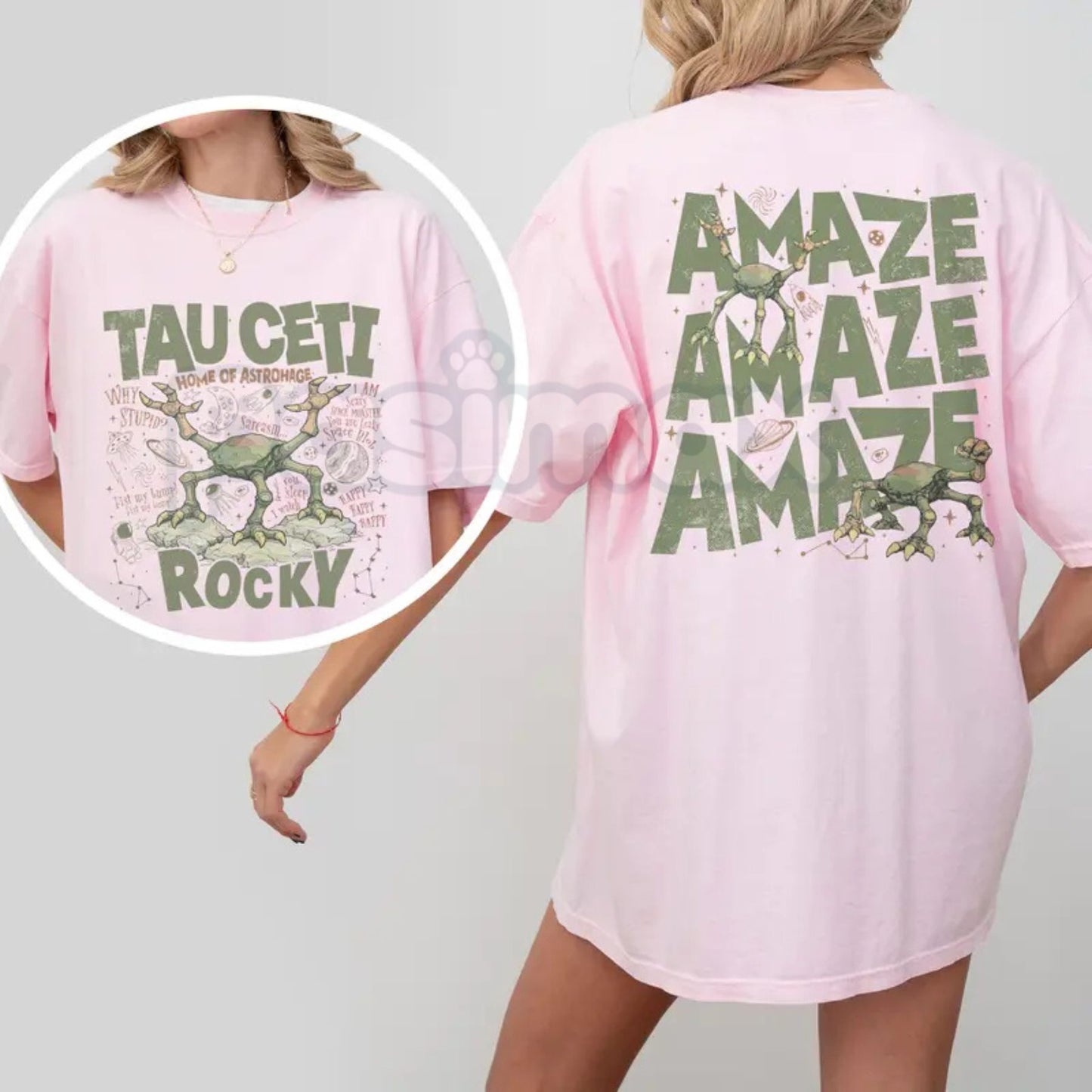Comfort Colors® Rocky Tau Ceti T-Shirt – Project Hail Mary "Home of Astrophage" Tee, Ryland Grace Sci-Fi Graphic Shirt, Amaze! Bookish Gift