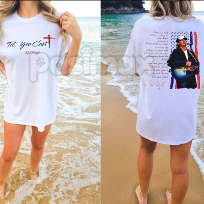 Official Kid Rock "Til You Can't" TPUSA Super Bowl 2026 T-Shirt - Commemorative Concert Graphic Tee, Premium Heavyweight Patriotic Rock Shirt, Limited Edition 2026 Tour Top, USA Heritage Celebration Apparel, Exclusive Event Souvenir Gear