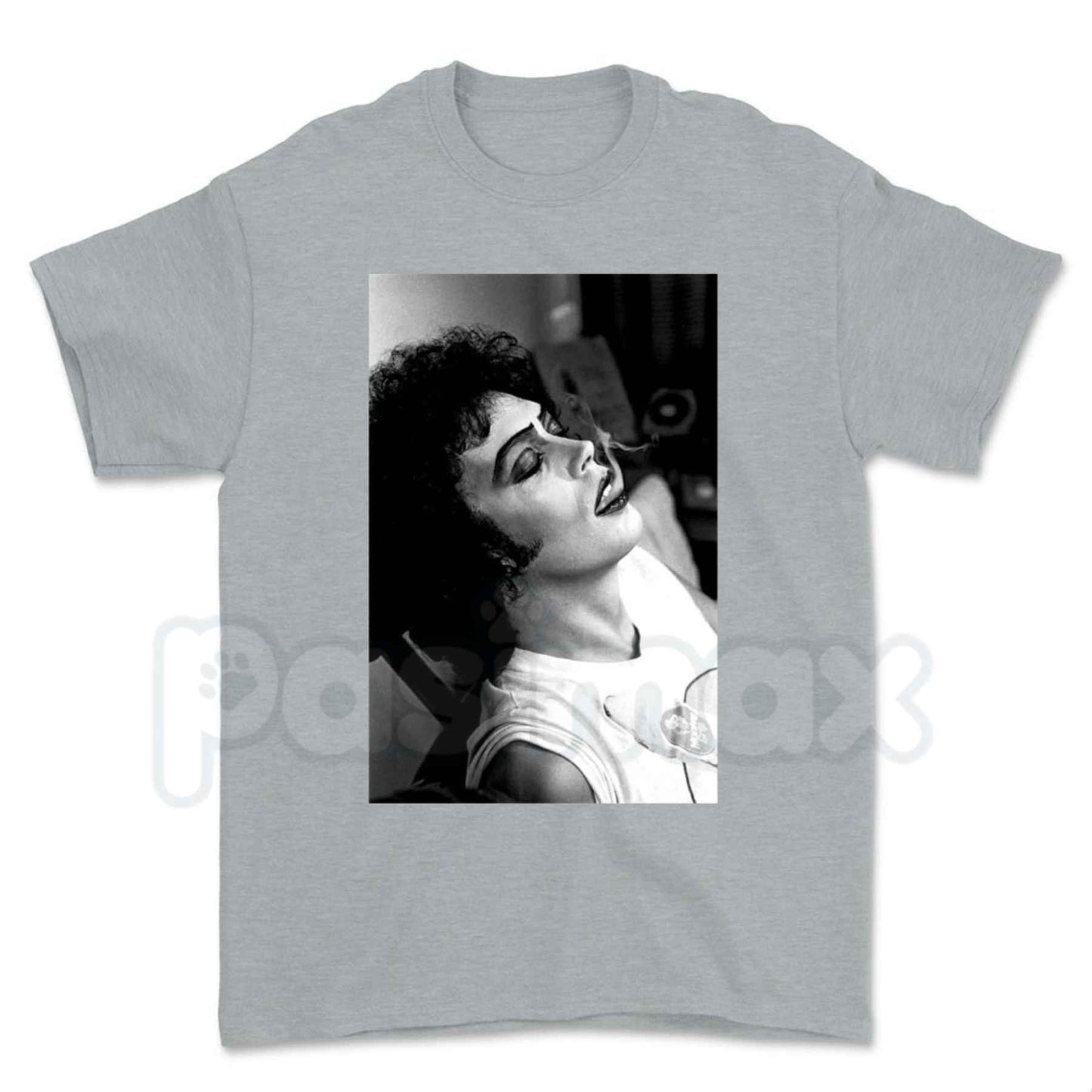 Tim Curry Smokes T-Shirt – Vintage Cult Movie Actor Graphic Unisex Cotton Tee