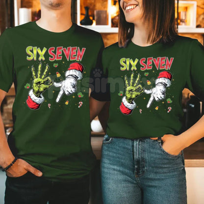 Trending Six Seven Meme T-Shirt (6-7 Bruh) - Viral Internet Sensation Tee, TikTok Humor Apparel, Must-Have Slogan Shirt