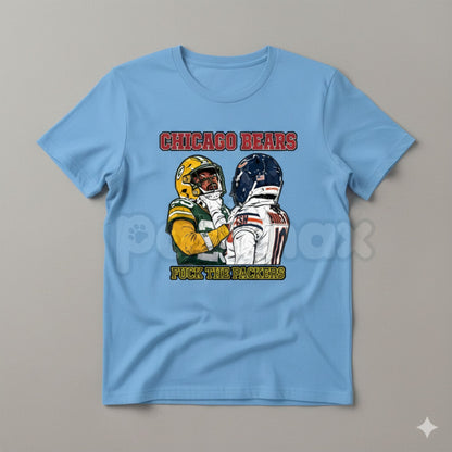 Chicago Bears Rivalry Clash T-Shirt - Gameday Football Pride Graphic Tee, Chicago vs. Everybody Fan Apparel, Classic North Midway Rivalry Shirt