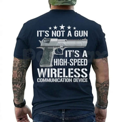 High Speed Wireless Communication T-Shirt – Funny Tactical Operator Graphic Unisex Tee