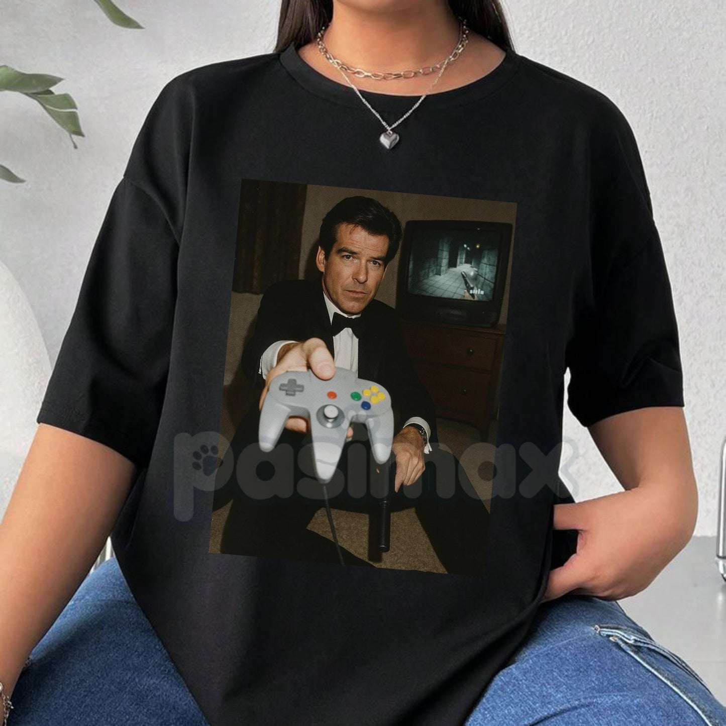 GoldenEye 007 N64 T-Shirt - A Gaming Legend Retro Tee, Nintendo 64 Classic Apparel, 90s FPS Fan Shirt