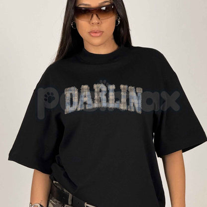 Plaid Darlin Graphic T-Shirt – Country Western Southern Style Unisex Tee