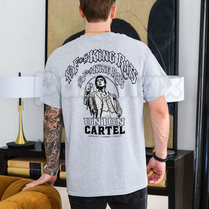 "No Fing Rats" Union T-Shirt – Funny Sarcastic Labor Brotherhood Worker Graphic Tee