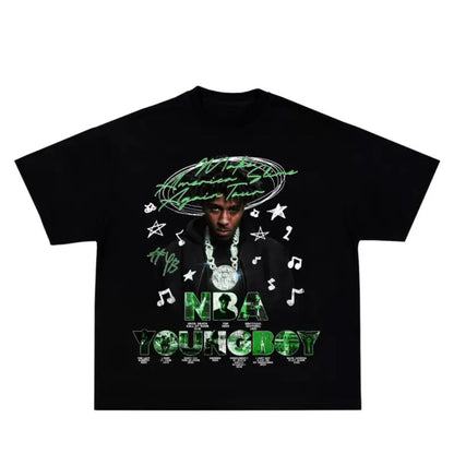 YoungBoy Never Broke Again MASA Tour T-Shirt - Vintage Concert Graphic Tee, NBA YoungBoy Fan Apparel