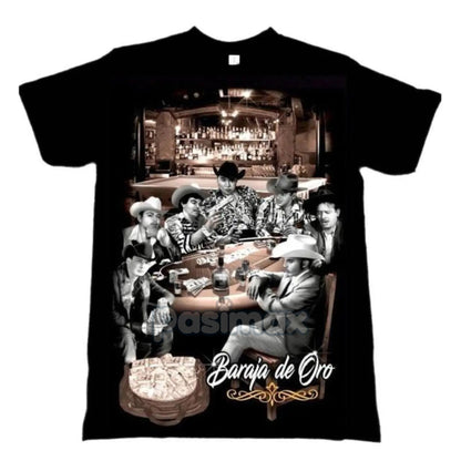 Mexican Narco Style Graphic Tee - Norteño Cowboy Corrido Shirt for Men, Bold Latino Fashion