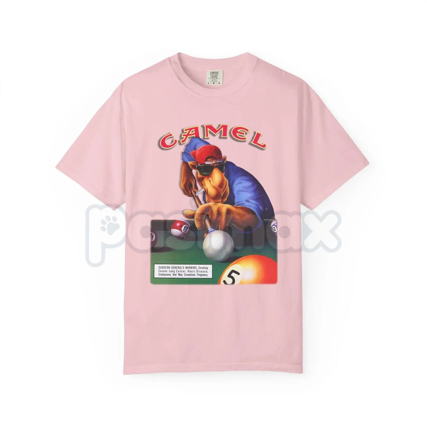 Comfort Colors® Joe Camel "Smooth Character" T-Shirt – Vintage 90s Streetwear Tee, Retro Pool Hall Camel Graphic, Nostalgic Vaporwave Aesthetic Shirt