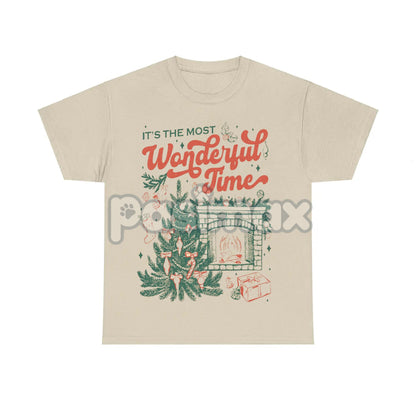"It's The Most Wonderful Time" Christmas Shirt - Merry Christmas Shirt, Classic Holiday Slogan Tee