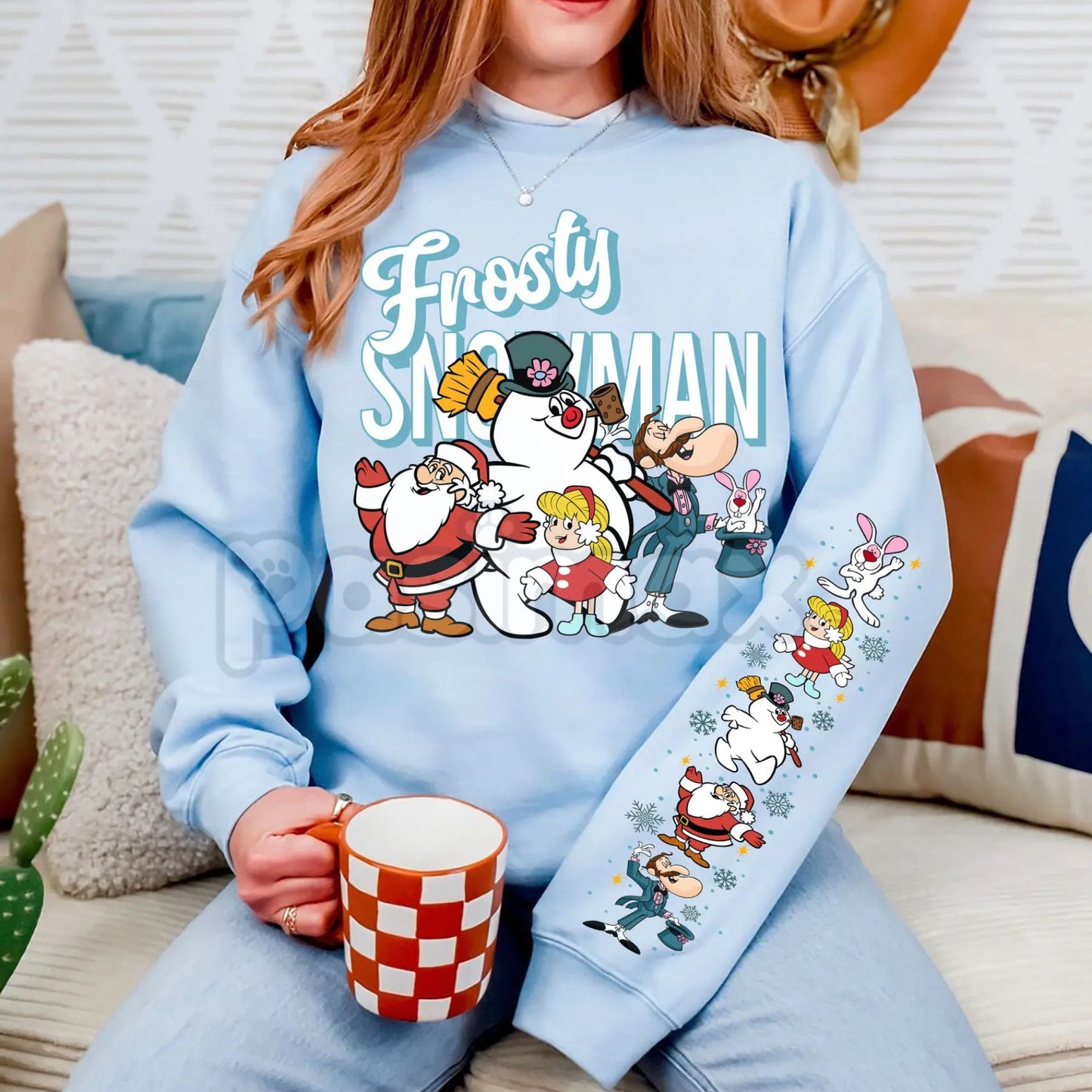 Vintage Frosty The Snowman Sweatshirt – Retro Holiday Cartoon Movie Pullover