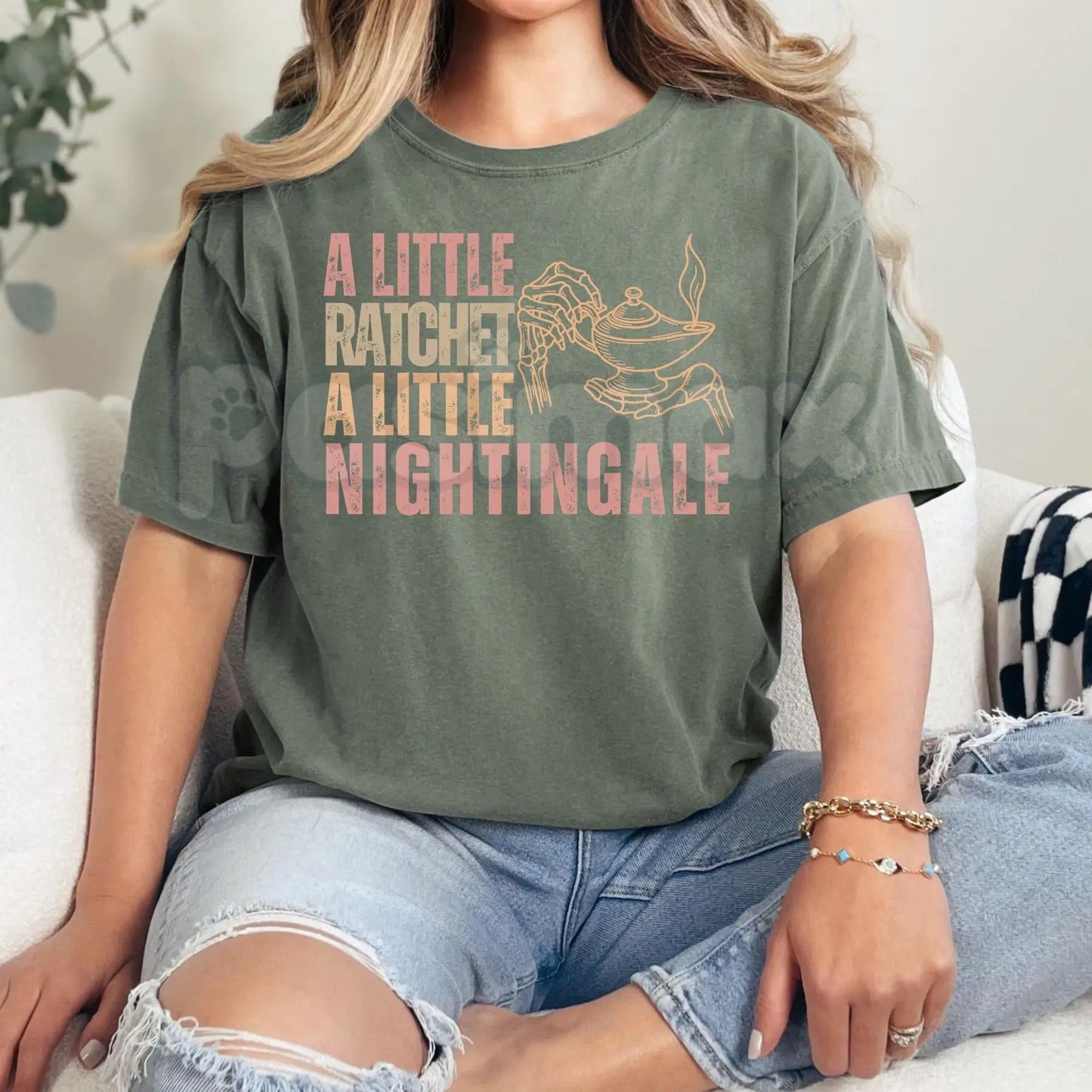 Comfort Colors® Snarky Registered Nurse T-Shirt – Funny RN Sarcasm Tee, Grumpy Nurse Gift, Vintage Healthcare Humor Apparel