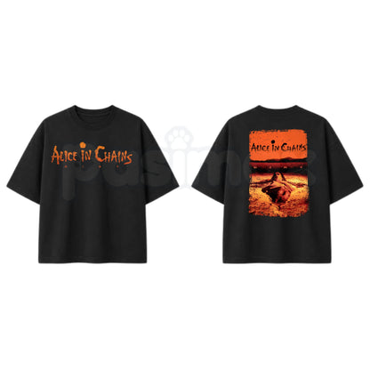 Alice in Chains Vintage Shirt – 90s Grunge Rock Band Hoodie & Retro Heavy Metal Sweatshirt