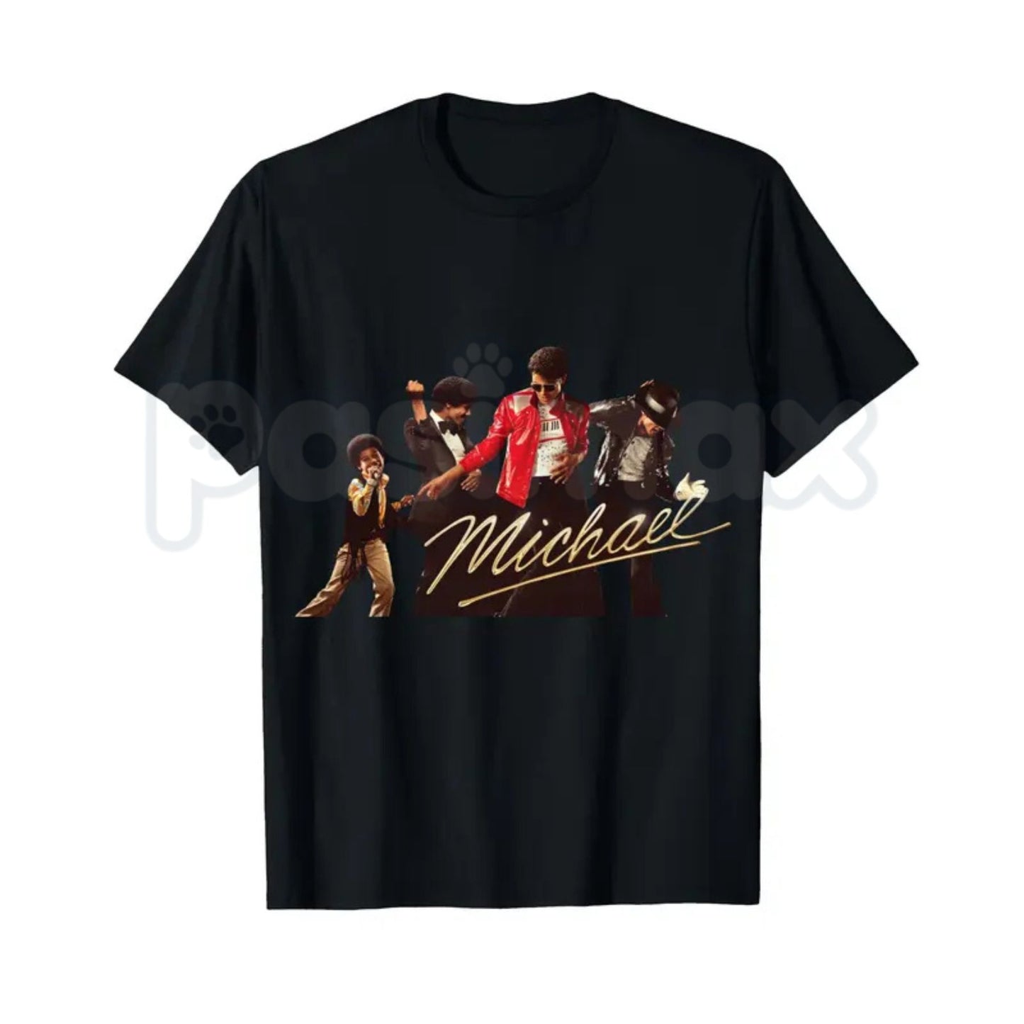 Michael Jackson Iconic Pose Signature T-Shirt – Retro King of Pop Graphic Tee