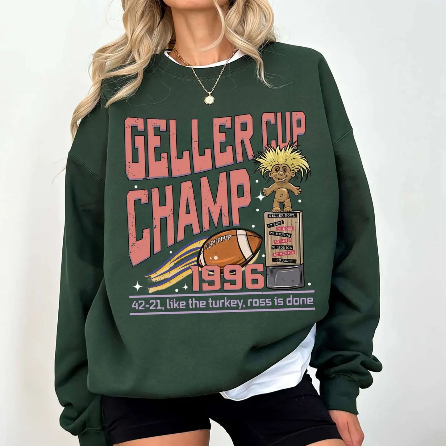 Geller Bowl Friendsgiving Sweatshirt – The Friends TV Show Thanksgiving Top