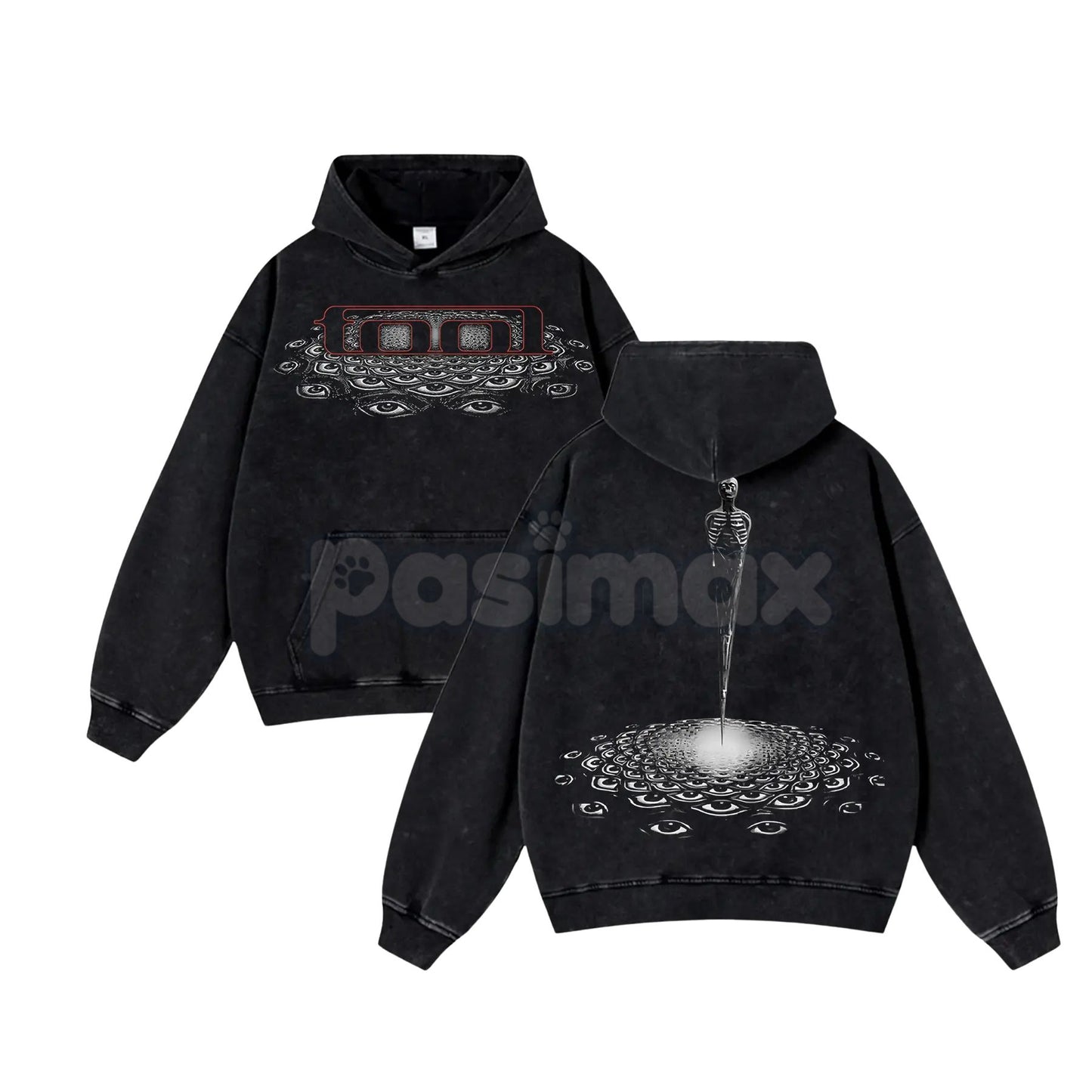 Tool Band 'Convex Spectre' Retro Unisex Acid Washed T-Shirt – Vintage Rock Band Graphic Tee