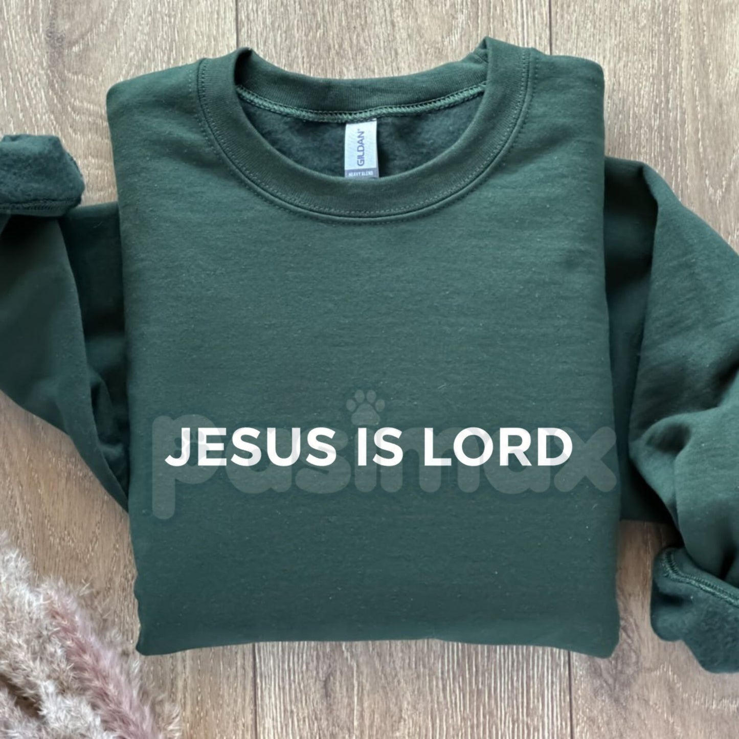 Unisex JESUS IS LORD Sweatshirt | Christian Faith Statement Jumper | Religious Scripture Apparel | Spiritual Gift Crewneck