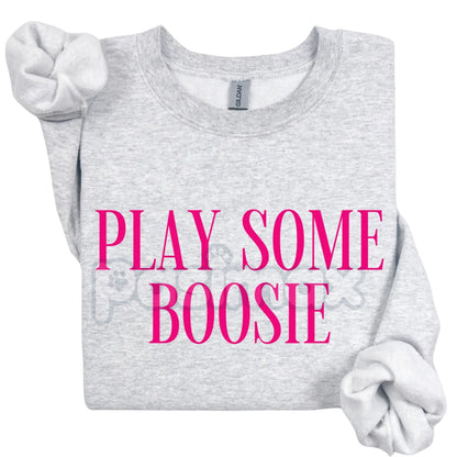 "Play Some Boosie" Badazz Crewneck Sweatshirt | Southern Hip-Hop Legend Apparel | Rap Music Streetwear