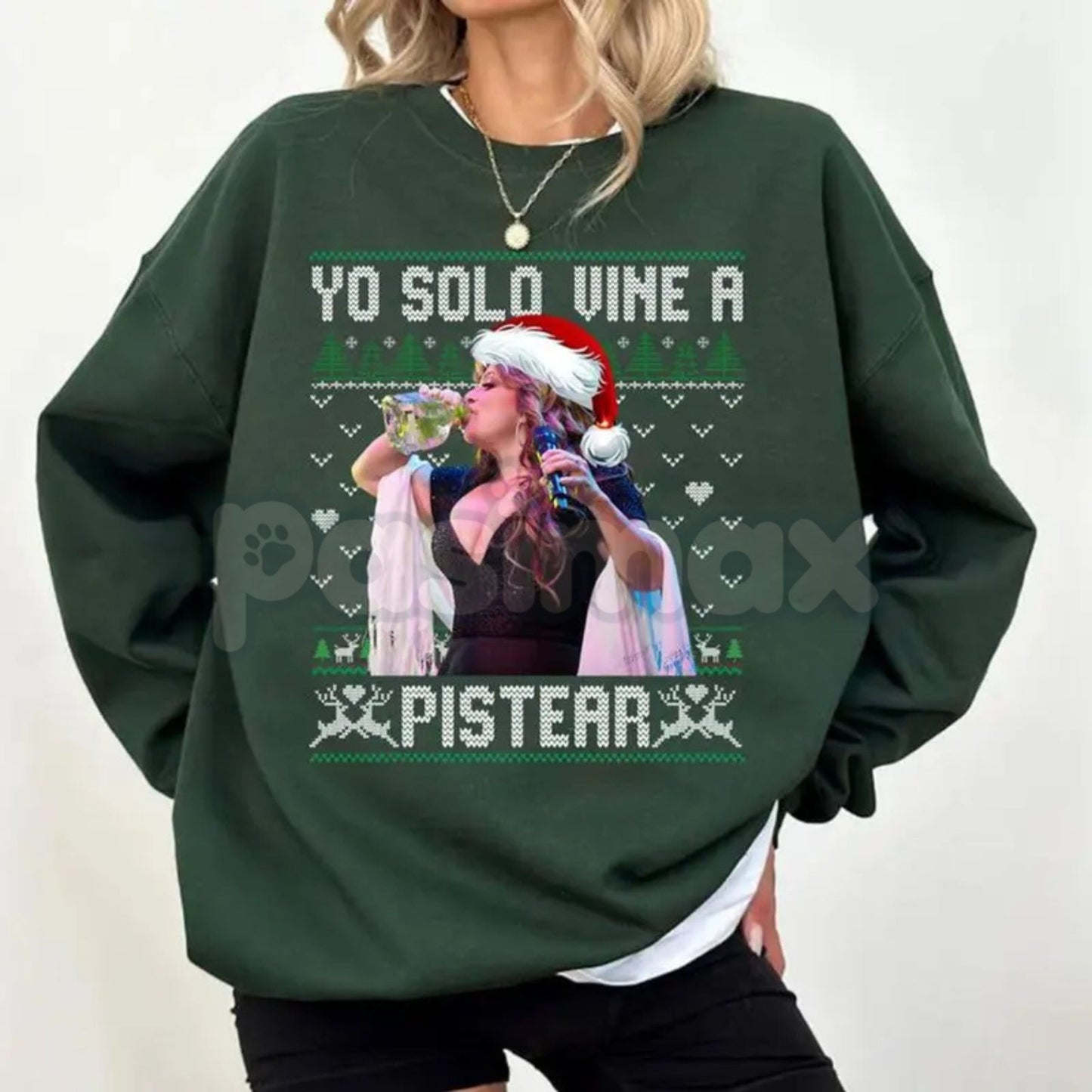Jenni Rivera Yo Solo Vine A Pistear Sweatshirt | La Diva de la Banda Fan Jumper | Regional Mexican Music Gift