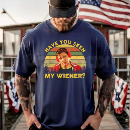 "Something About Mary" Have You Seen My Wiener T-Shirt – Funny 90s Comedy Movie Graphic Tee, Premium 100% Cotton Warren Quote Top, Soft Lived-In Heavyweight Sarcastic Nostalgia Shirt, Made in USA