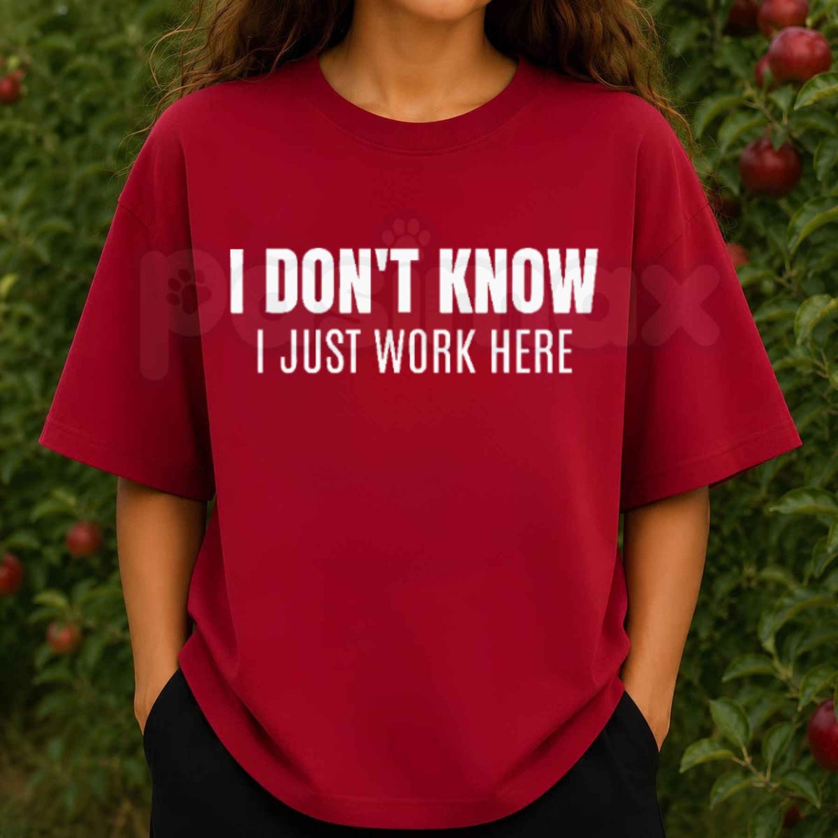 I Don't Know I Just Work Here T-Shirt – Funny Sarcastic Workplace Humor Unisex Graphic Tee