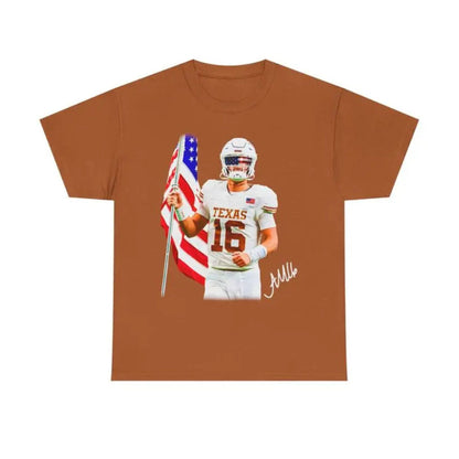 Arch Manning USA T-Shirt - Patriotic Football Fan Tee, Unisex Sports Apparel